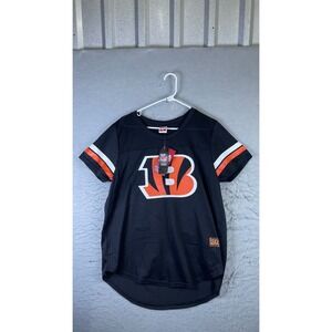 NFL Ultra Game Jersey Men XL Black NWT Cincinnati Bengals 68 Mesh Sportswear